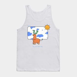 Cute Animal Cartoon Drawing Tank Top